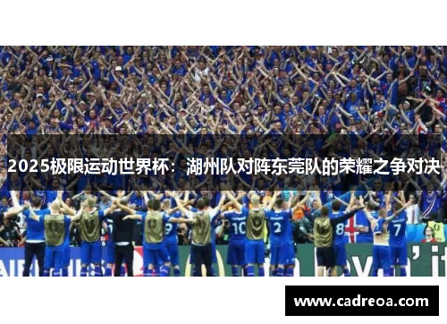 2025极限运动世界杯：湖州队对阵东莞队的荣耀之争对决